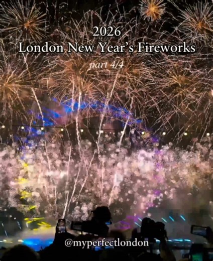 Stunning London Fireworks Display for New Year’s Eve 2026
