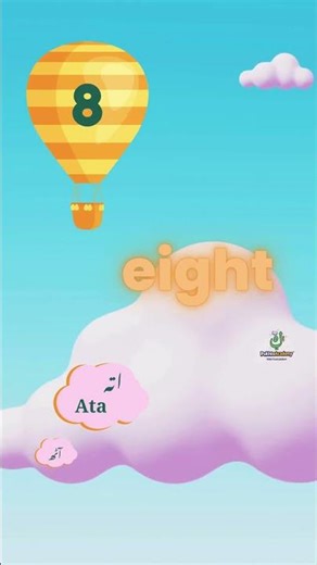 Pashto Number 8️⃣ اته = Eight Easy Counting for Kids in Pashto