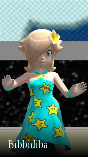 💖 【MMD】 Princess Rosalina dances to Bibbidiba v5 💖 #rosalina #princessrosalina #mmd #shorts