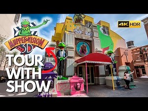 Disneys World Florida MUPPET VISION 3D Full Show and Tour | Disney World Florida