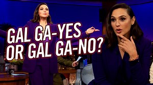 467K views · 5.2K reactions | James puts the multi-talented Gal Gadot to a series of tests, from catching a grape in her mouth to making Hagar laugh with a joke in Hebrew -- can Gal Ga-do it?! | The Late Late Show with James Corden | Facebook
