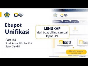 Ebupot Unifikasi (Part4 PPh Pot Put Setor Sendiri)