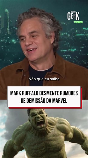 Mark Ruffalo desmentiu os rumores de que teria sido demitido da Marvel/Disney. Em entrevista para o filme “Caminhos do Crime”, o ator descartou o boato e ainda reforçou que segue envolvido em novos projetos do estúdio. Ruffalo ainda recebeu apoio dos colegas de elenco do novo longa, Chris Hemsworth, o Thor do MCU, e Halle Berry. Os rumores surgiram por conta da posição política de Ruffalo, que é contrária ao governo de Donald Trump. 🎥 Reprodução/TNM #markruffalo #hulk #marvel #disney #mundogeek