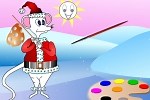 Play Santa Mouse Coloring | Free Online  Games. KidzSearch.com