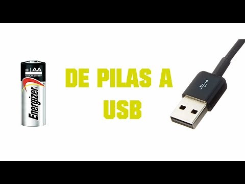 Convertir un aparato o dispositivo de pilas a USB