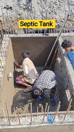 Septic Tank Construction Shorts #septictank #construction