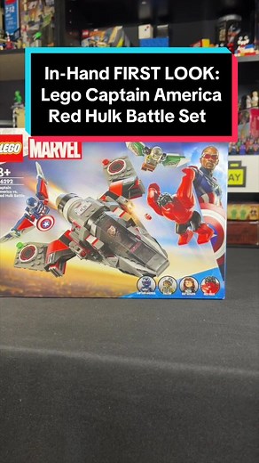 LEGO Captain America & Red Hulk Battle Set Unboxing