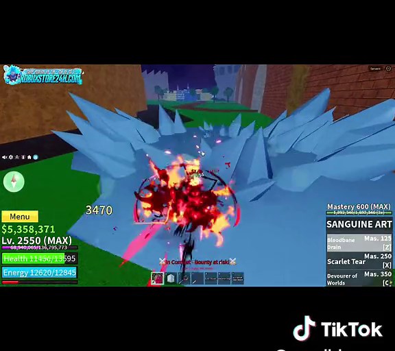 Rengoku Combo in Blox Fruits PvP Battles