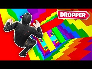 Season 9 RAINBOW DROPPER in Fortnite (Creative Mode)