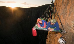 Extreme camping: Cliff edition | Rated Red