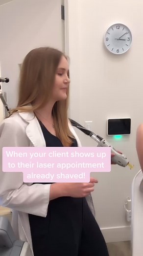 We appreciate a good shave before you come in for your laser hair removal appointment ✨ #laserhairremoval #esthetics #canadiancheck #aestheticvibes