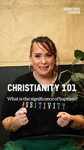 What is baptism? Why should we get baptised? What is the significance of baptism? Watch as Ps Sarah answers the questions surrounding baptism! If you'd like to know more, you can go to audaciouschurch.com/baptism . #audaciouschurch #thisischurch #thisisfamily #audaciouschristianity101 | Audacious Church