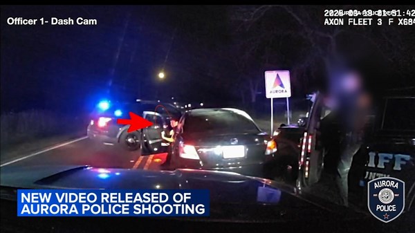 Newly-released video shows Aurora police fatally shooting Geneva battery suspect following chase