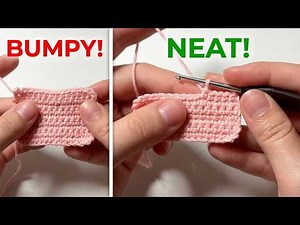Crochet Straight Edges vs Bumpy Edges