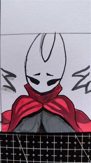 hornet -hollow knight pt3✨#hornet #hollowknight #drawing #fanart