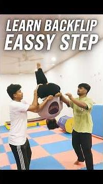🔥 Learn Backflip in Easy Steps | Beginner to Pro Gymnastics Tutorial 😱💯 #Backflip #tutorial #flip