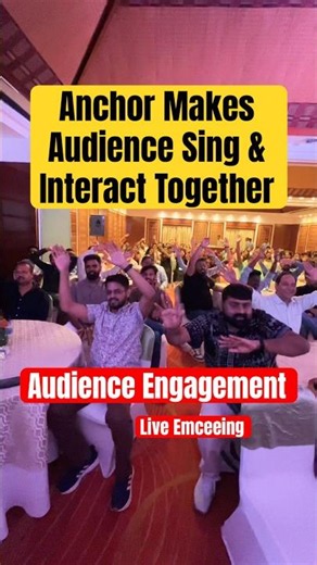 How I Made the Entire Audience Sing Together | Live Audience Engagement Corporate Emcee Event Anchor