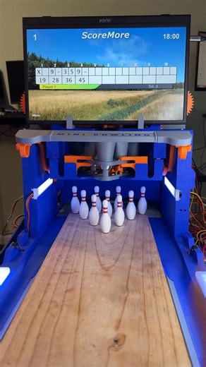 27K views · 1.2K reactions | Want to build your own? Sign up for the kickstarter prelaunch l1nk in b!o to get 50% off the digital files! #engineering #bowling #3dprinting #mechanicalengineering #stem | Danny Lum | Facebook