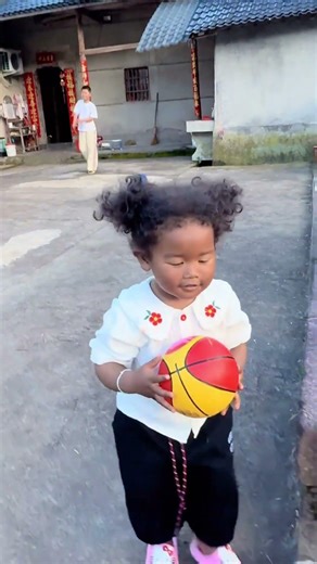 The neighborhood kids playing together is just so lively and cute