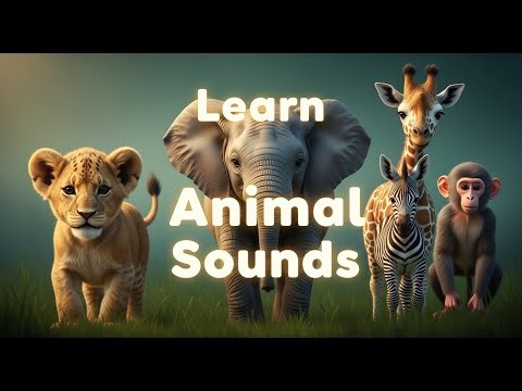100 Animal Sounds for Kids | Learn Animals Step by Step