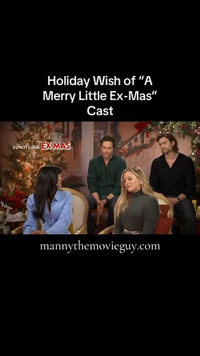 The super-fun cast of @netflix A MERRY LITTLE EX-MAS reveals their Christmas wish! @aliciasilverstone @theoliverhudson @jameelajamil @piersonfode | Manny Dela Rosa