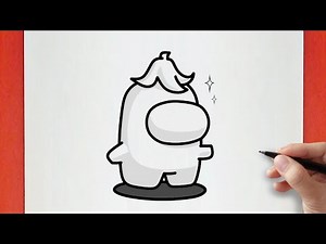 How to Draw Among Us Characters Draw so Cute | Mini Crewmate | Dibujos De Among Us