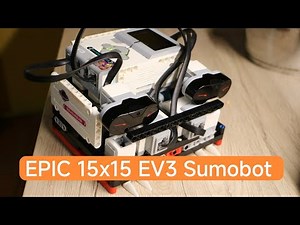 LEGO Mindstorms EV3 15x15 1kg sumobot building instructions #lego#education#ev3#sumo#robot