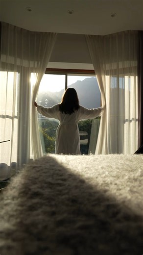 Vineyard Hotel on Instagram: "Open the curtains to soft light and the scent of summer gardens. Our rooms are made for unhurried mornings and quiet returns."