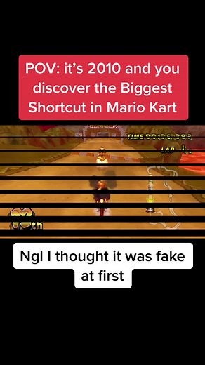 Discovering the Biggest Mario Kart Shortcut in 2010