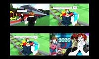 Mix of 4 videos from youtube : roblox funny moments random maze 9