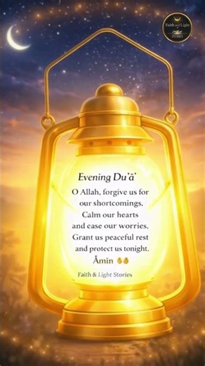 🌙 Evening Duʿāʾ