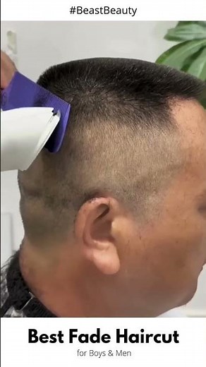 Fade Haircut Step-by-Step | Watch This Smooth Transformation by Beastbeauty #fadehaircut