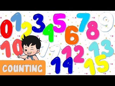 Los Números en ingles para niños del 0 al 15 | Numbers in English 0 to 15 for Childrens | Leofuntv