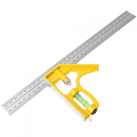 Square Angle Ruler Combination Angle Ruler Stainless Steel Adjustable Combination Square Angle Ruler 90 Degree Woodworking Measuring Tool - Walmart.ca