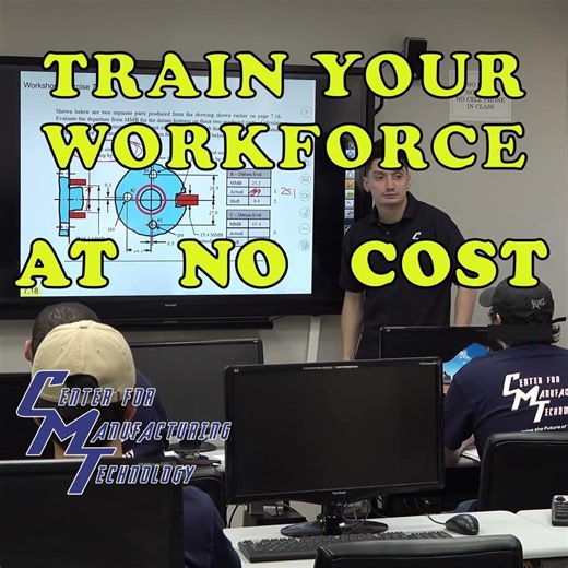 FREE workforce training program #classes #cncmachining #manufacturing #football #lathe