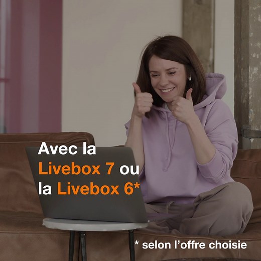 Retrouvez le sourire et profitez du meilleur du wifi avec la Livebox 6 ou 7 🧡 👉 https://oran.ge/3Gt8CKp | Orange