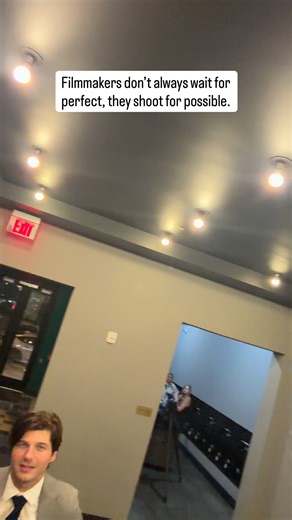 Filmmaking isn’t about gear, it’s about momentum. This clip captures that raw, last-minute kind of shoot where creativity takes over and everything else fades. As filmmakers, we spend too much time waiting for the “perfect” moment. The truth? You make it perfect when you roll the camera. Tag your crew, call your friends, and make something messy, honest, and real. Because the world doesn’t need more perfect films, it needs more filmmakers who just start. | Corey Allen