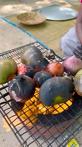 349K views · 3.3K reactions | Onion Tomatto Fired Mango Chutney Cooking in Village | Side Dish Recipes | Facebook