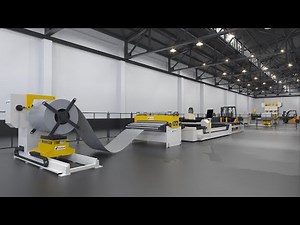 Automatic Steel Coil Laser Cutting Production Line