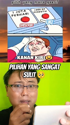 Pilihan yang sangat sulit 🥺 #automobile #harusberanda #memes #funny #answer #anime #set #music #fyp