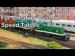 Customize Loco Operation With Speed Tables (245)