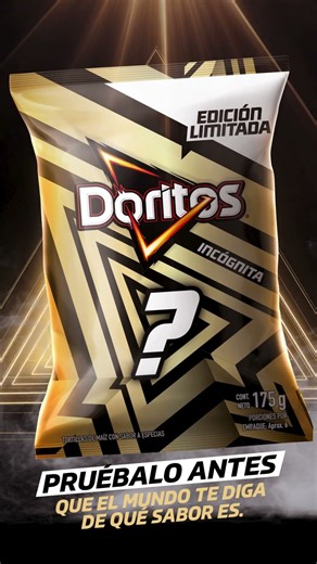 Atrévete a probar los nuevos Doritos Incógnita