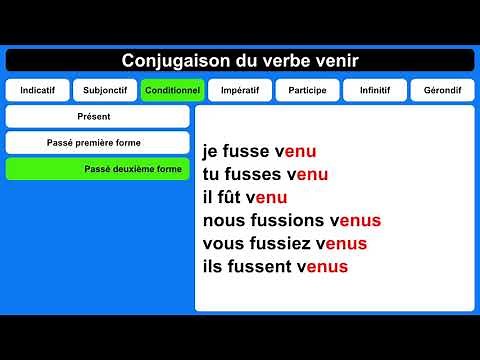 Conjugaison du verbe venir