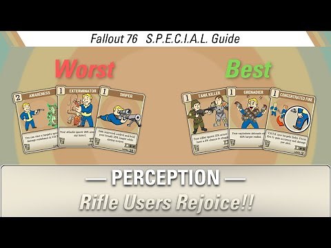 Perception Perk TIER List | Fallout 76