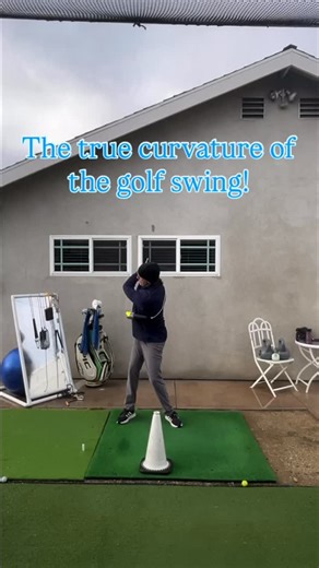 The true curvature of the golf swing is a reaching logarithmic spiral! #danmartingolf #swingthepro #golfislife | Dan Martin Golf | Facebook