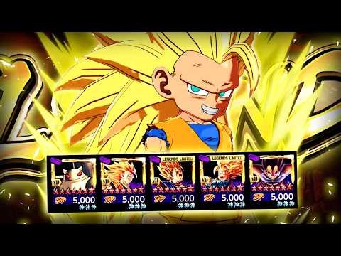 DEMON REALM BREAKING DAMAGE! 5x Zenkai Buffed LEGEND Mini SSJ3 Goku Is INSANE!