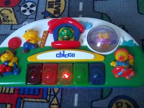 Chicco musical piano/ keyboard with animal sounds, music, nursery rhymes