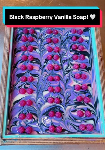 Making Luxurious Black Raspberry Vanilla Soap