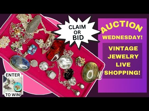 Vintage Jewelry Auction! CLAIM OR BID!