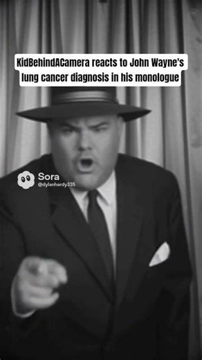 @KidBehindACamera reacts to John Wayne's Diagnosis (1964) #sora2 #kidbehindacamera #lungcancer